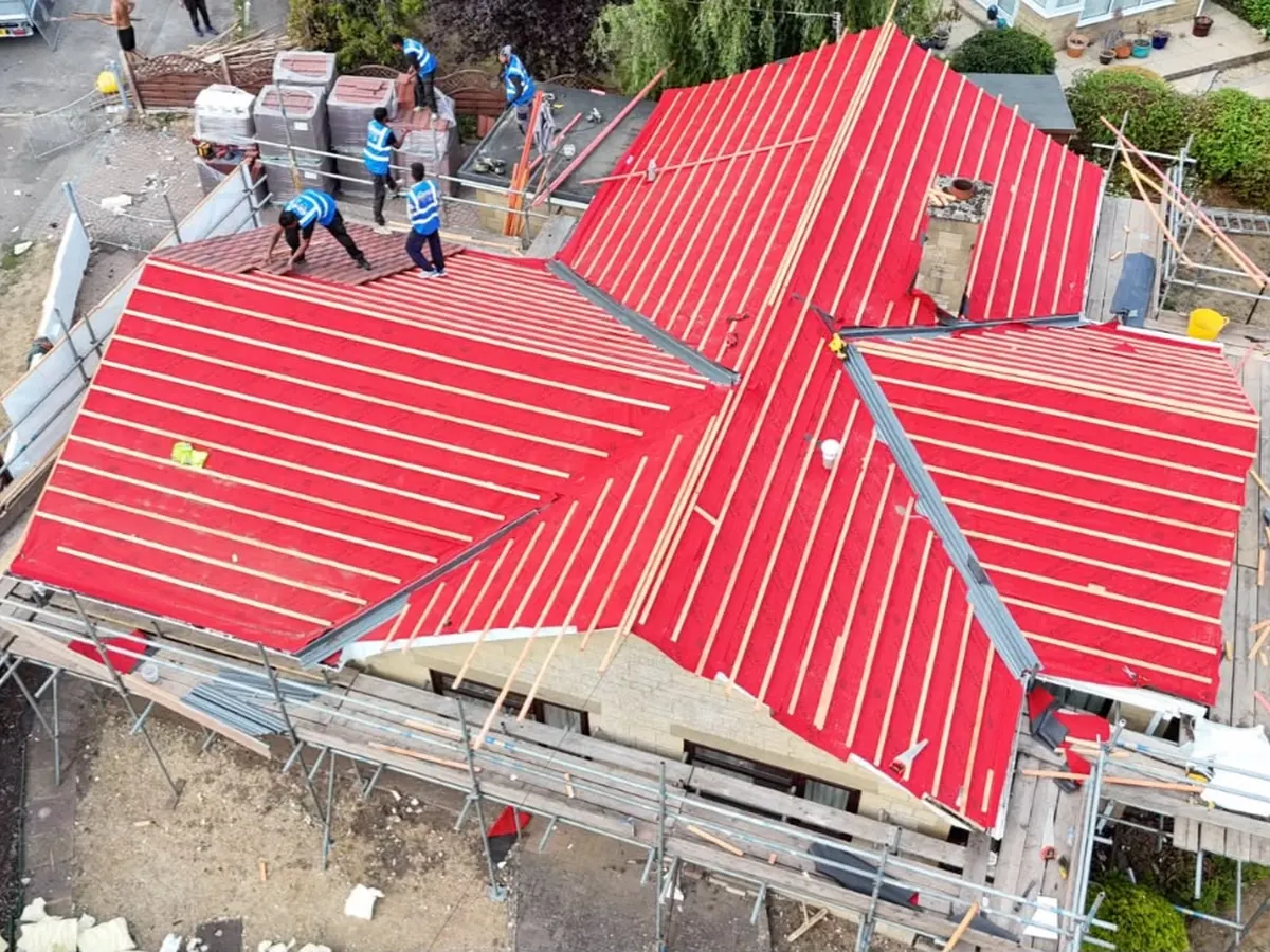Tiled roof by Stratton Roofing, Sussex