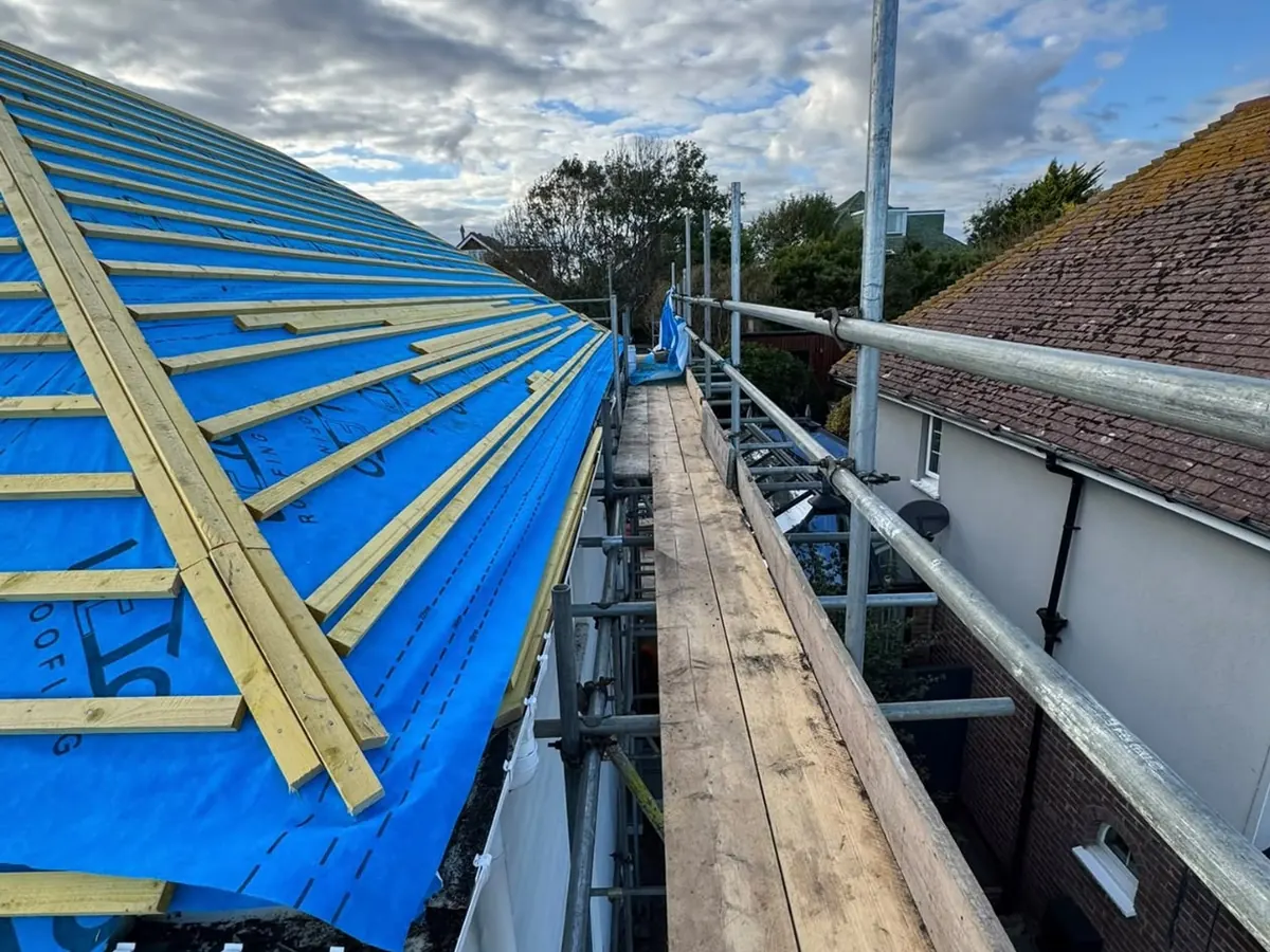 Tiled roof by Stratton Roofing, Sussex