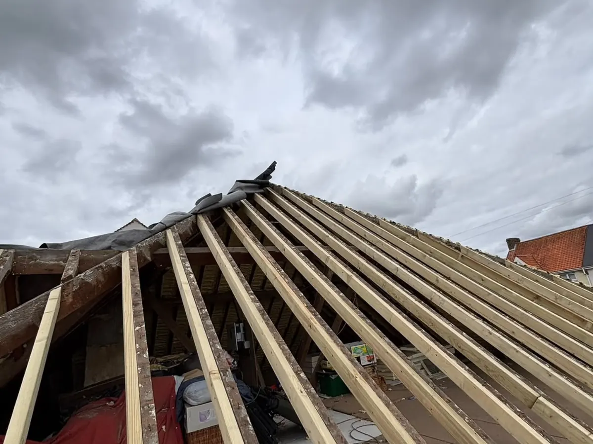 Roof timbers – Stratton Roofing job #81, Sussex