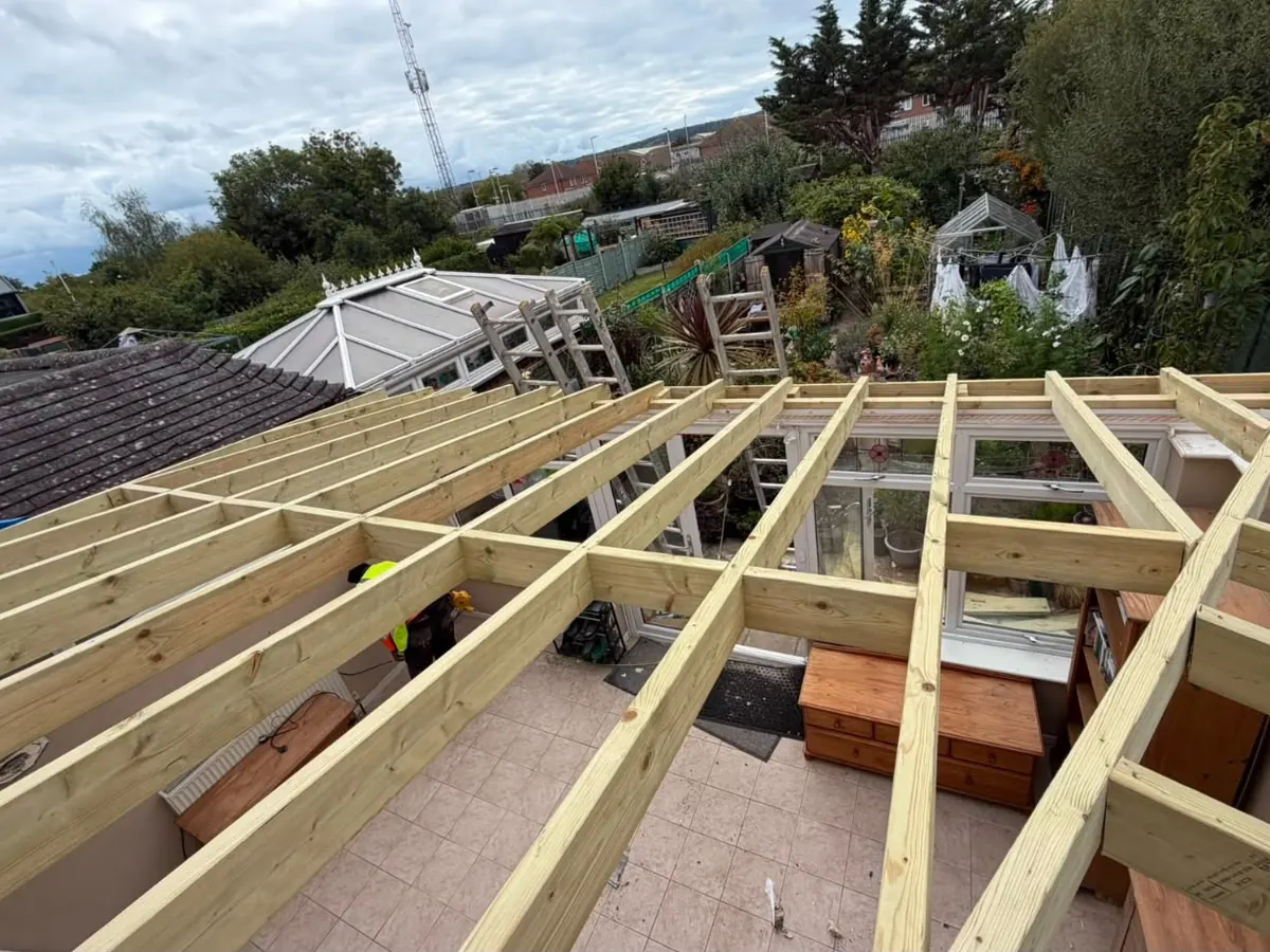 Roof timbers – Stratton Roofing job #94, Sussex